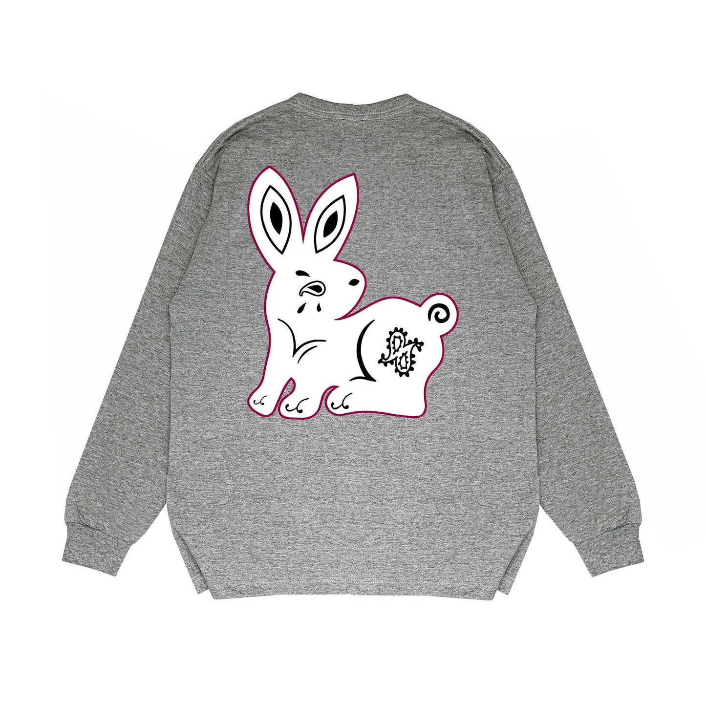 Amiri Long-Sleeve Shirt Creative Bunny Printed Casual Long-Sleeve Shirt
