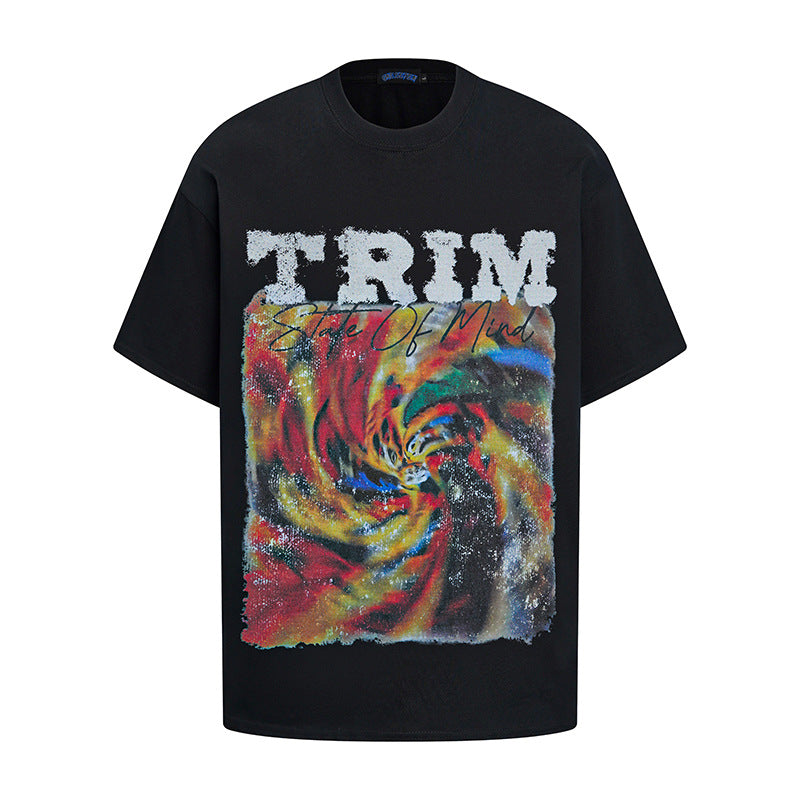 Hip hop clothing new york summer vintage hip hop t-shirt short sleeves