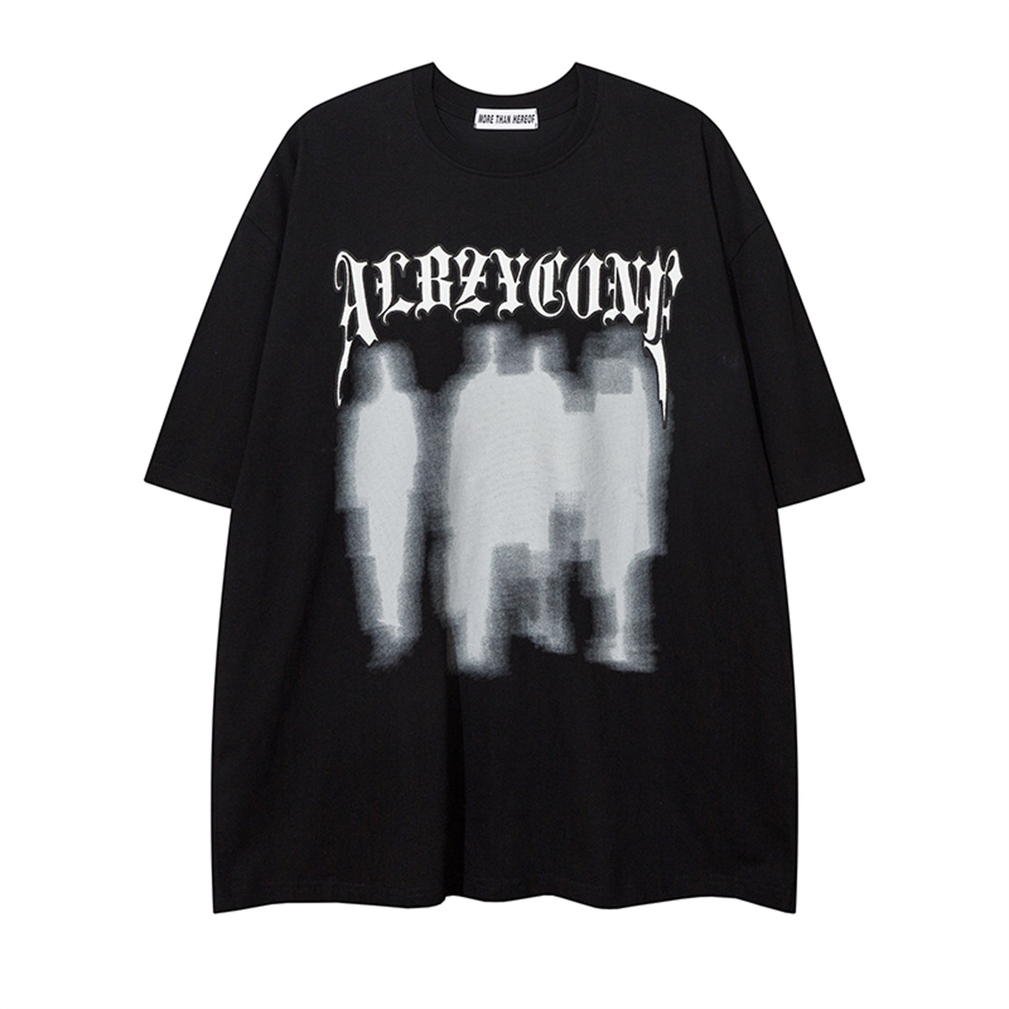USA Vintage T-Shirt Dark Shadow Print Male Summer