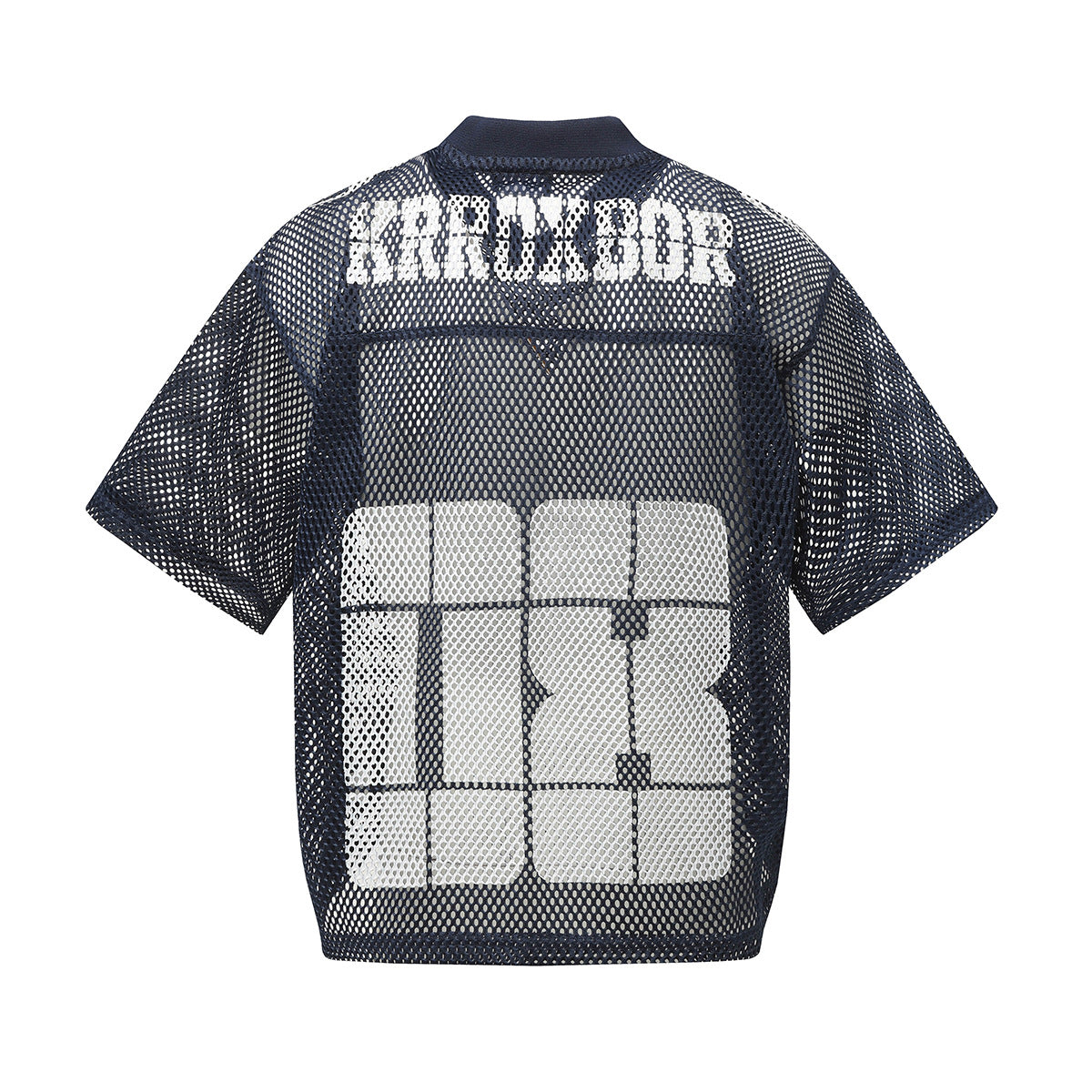 Remeras rock nacional summer short-sleeved hiphop mesh hollowed-out sports T-shirt