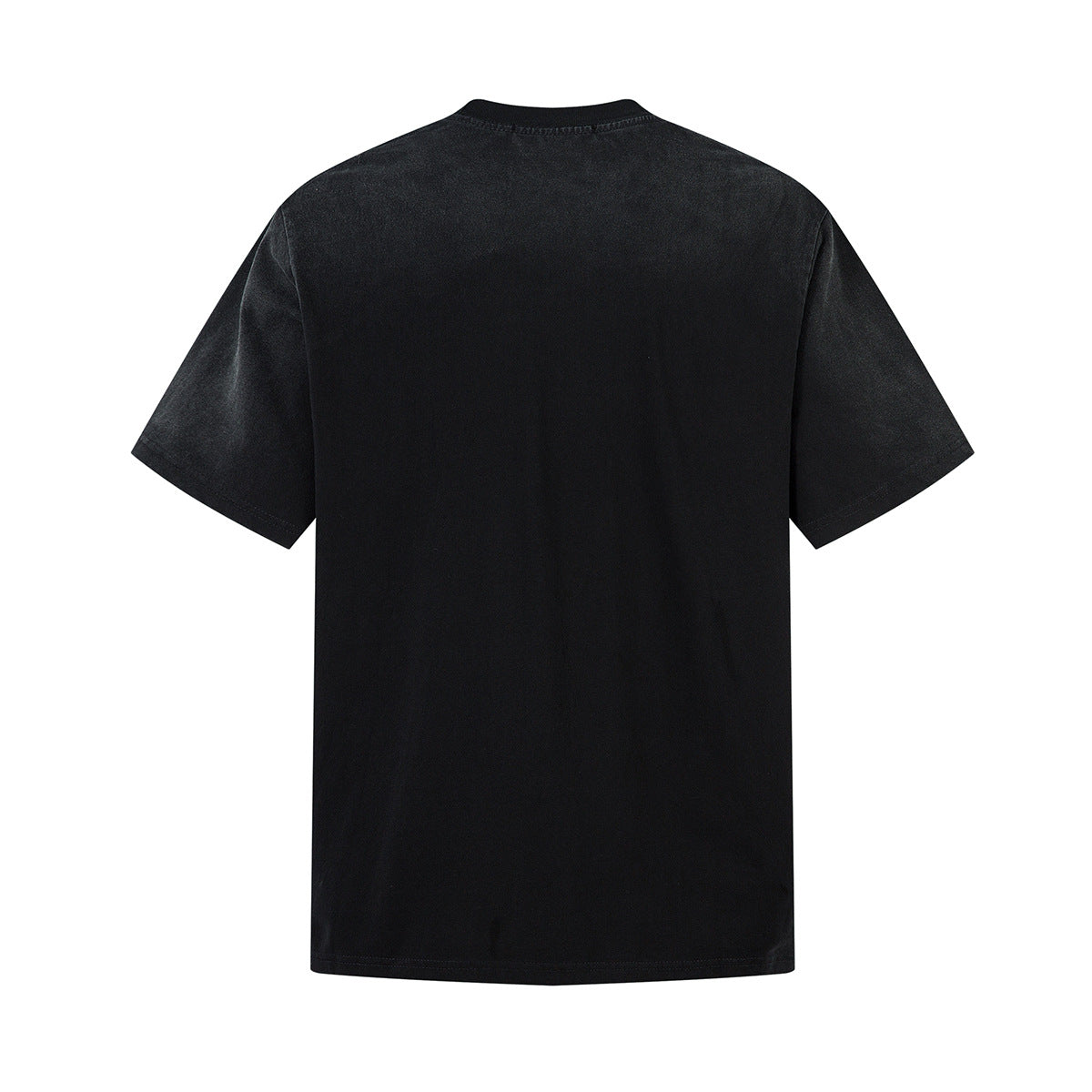 Hip hop shirt summer short sleeve T-shirt washed old trendy tee