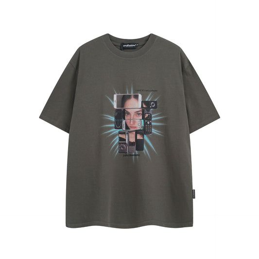 1990 Fashion T-Shirt Loose Short Sleeve T