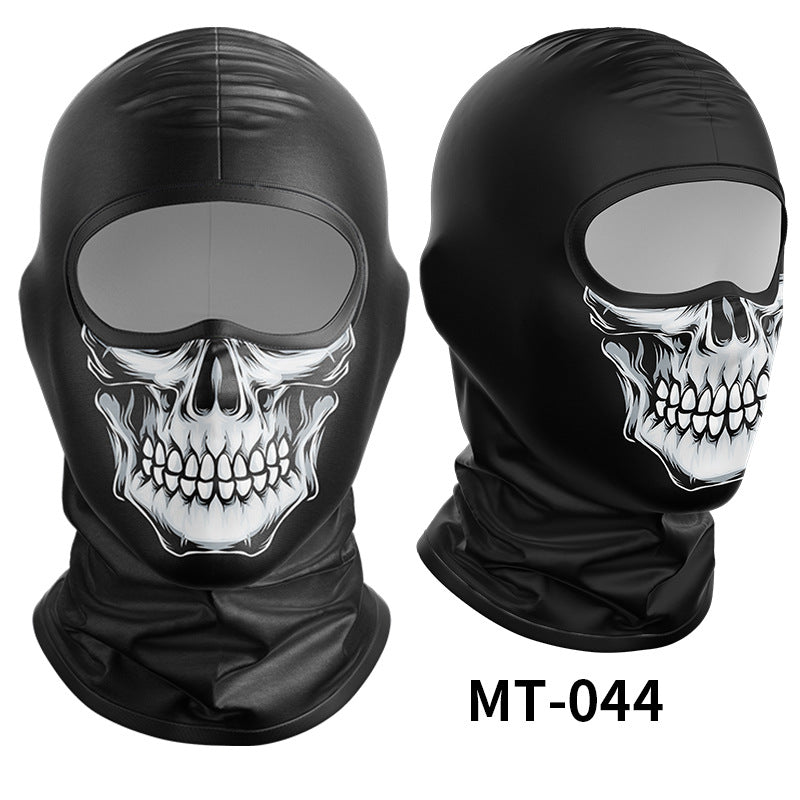 Cycling Windproof Hood Breathable Sunscreen Men's and Women's Ice Silk Fabric