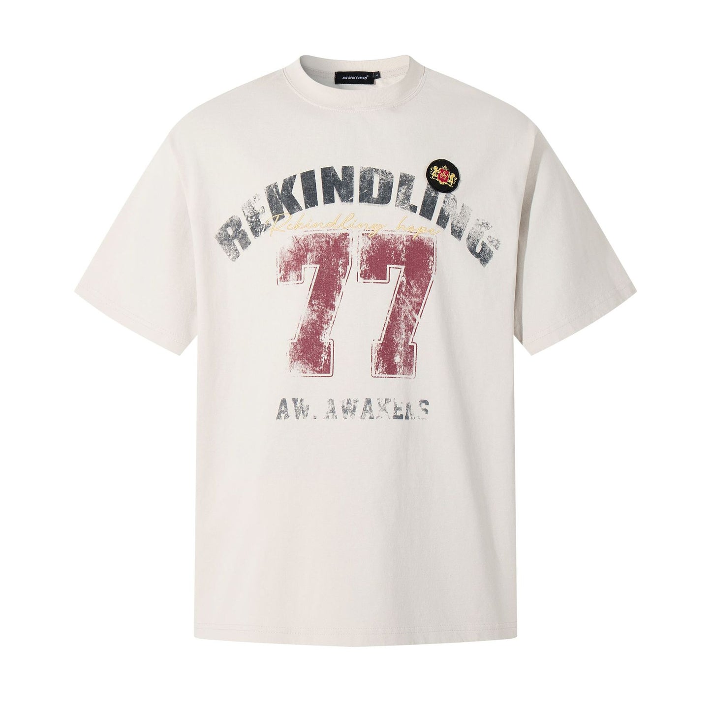 Hip hop clothing new york summer vintage wash t-shirt short sleeve