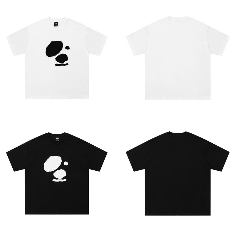 US drip outfits Summer Vintage Casual Loose Short Sleeve T-Shirts