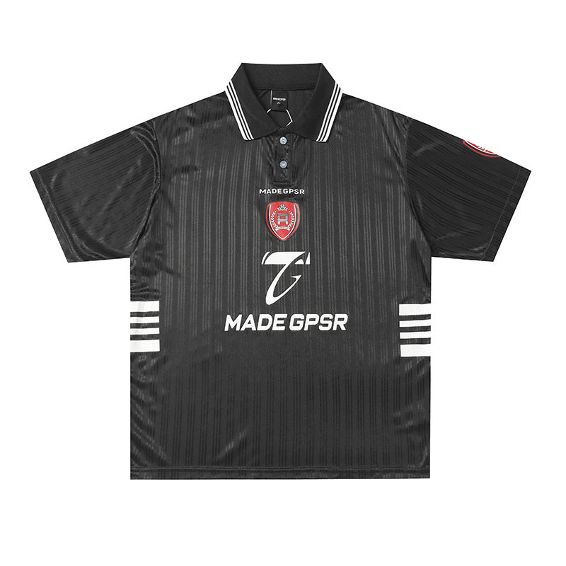 Vestimenta De Los 90 Summer T-Shirt Football Sweatshirt T-Shirt Short Sleeve Lapel Polo Shirt
