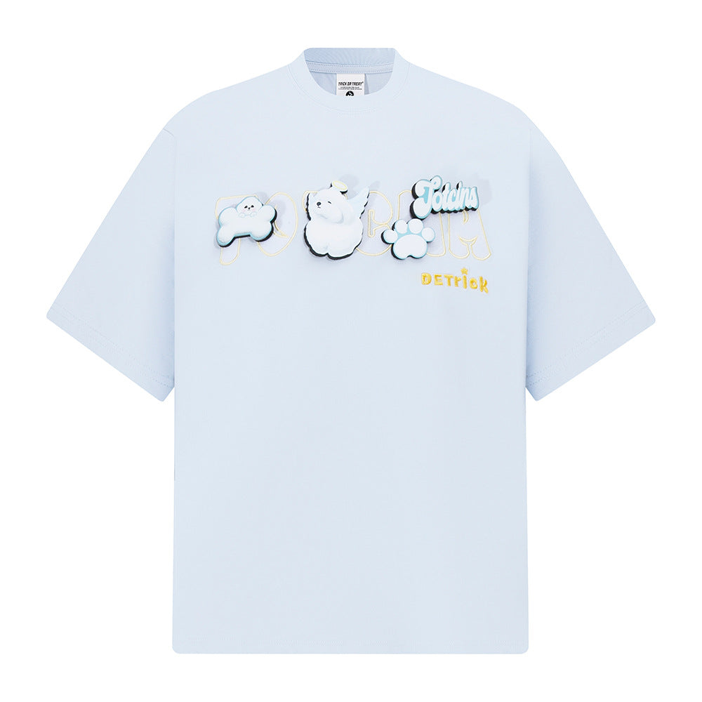 Nostalgia T Shirts Vintage Short Sleeve T-Shirt Crew Neck Top