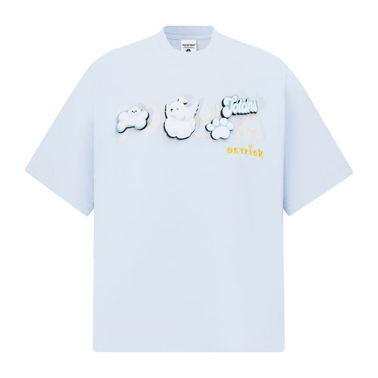 Nostalgia T Shirts Vintage Short Sleeve T-Shirt Crew Neck Top