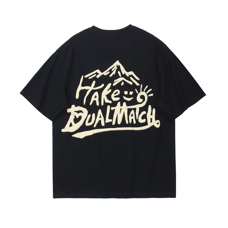 Vice streetwear vintage print short sleeve t-shirt
