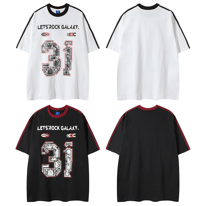 Nyc 1990 Shirt Short Sleeve T-Shirt Summer Loose Top