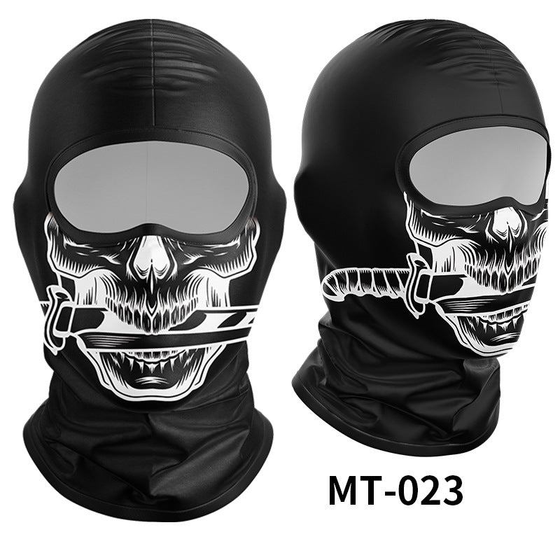Cycling Windproof Hood Sunscreen Windproof Ice Silk Mask Men's and Women's Full Face