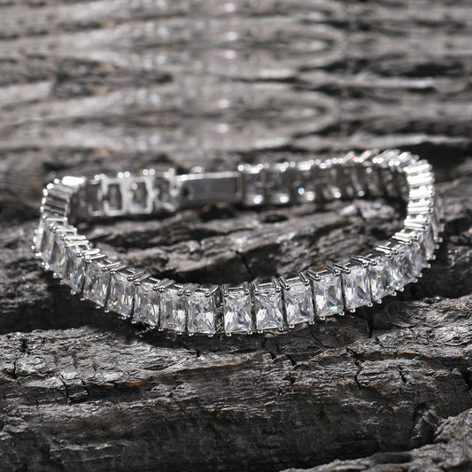 Bracelet Zircon Bracelet Hip Hop Tennis Spectrum St. Valentine's