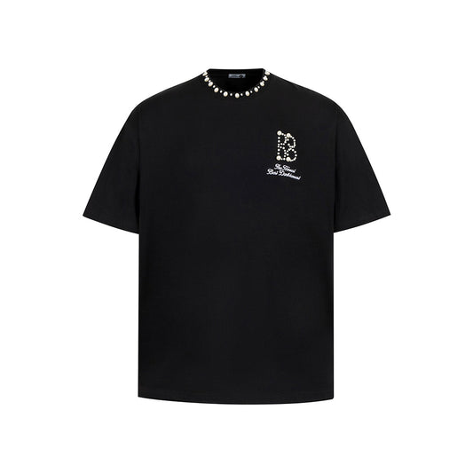 Nostalgia T Shirts Vintage Alphabet Short Sleeve T-Shirt