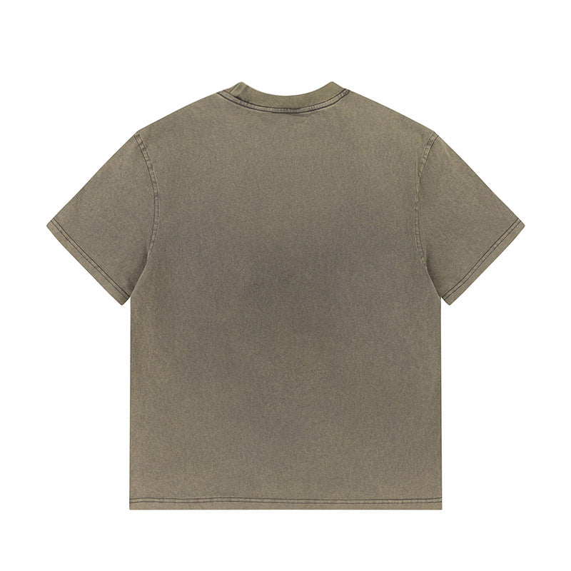 Hip Hop Clothing Summer Vintage Graffiti Short Sleeve T-Shirt
