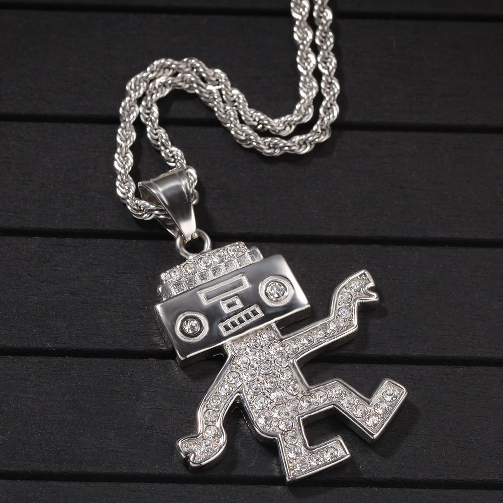 Jewelry Hip Hop Creative Necklace Jesus Pieces Royalty rapper Animal