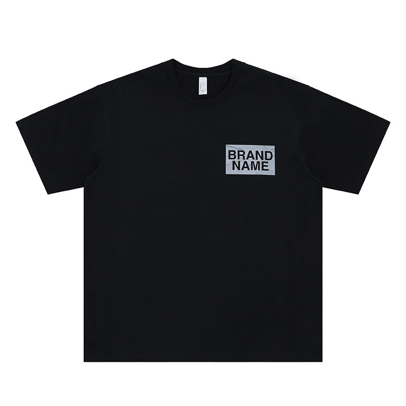 Vic Streetwear Summer Crew Neck Loose Short Sleeve T-Shirt