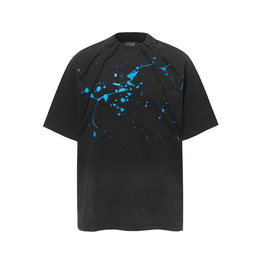 Hip hop clothing new york summer vintage wash t-shirt short sleeve