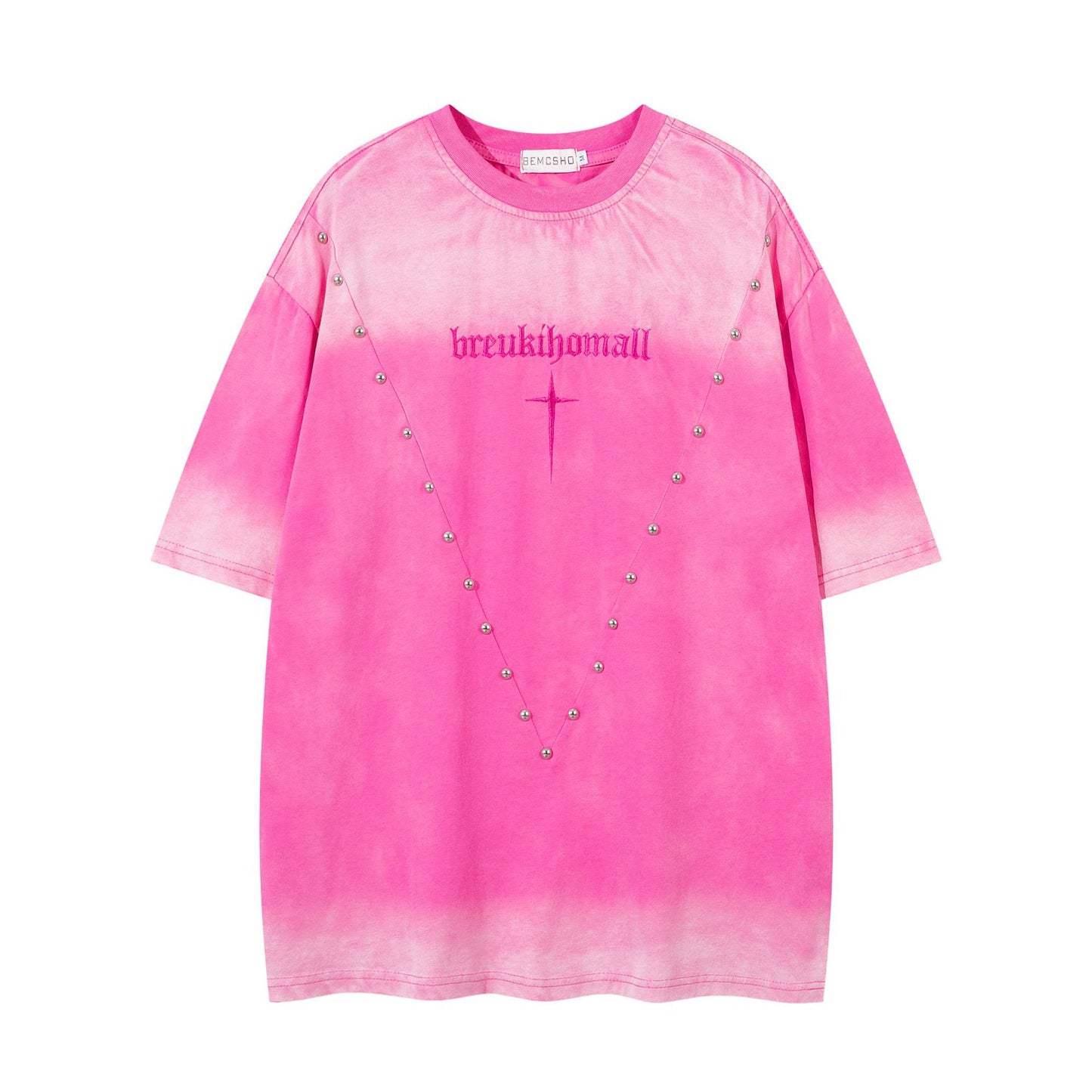 Hip hop shirt summer vintage t-shirt short sleeve loose top