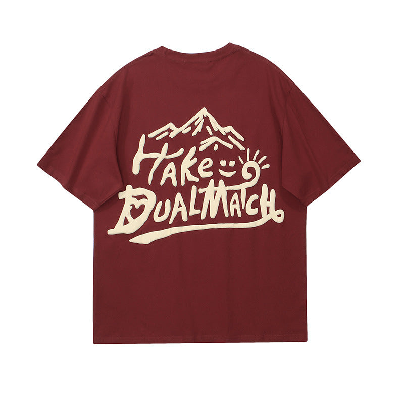 Vice streetwear vintage print short sleeve t-shirt