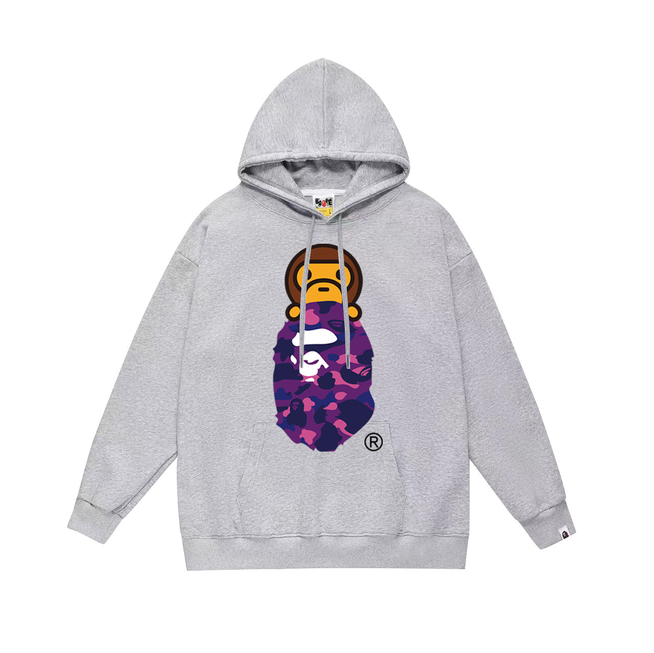 Ape Hoodie Autumn/Winter Letter Print Loose Hoodie Pullover Ape Sweater