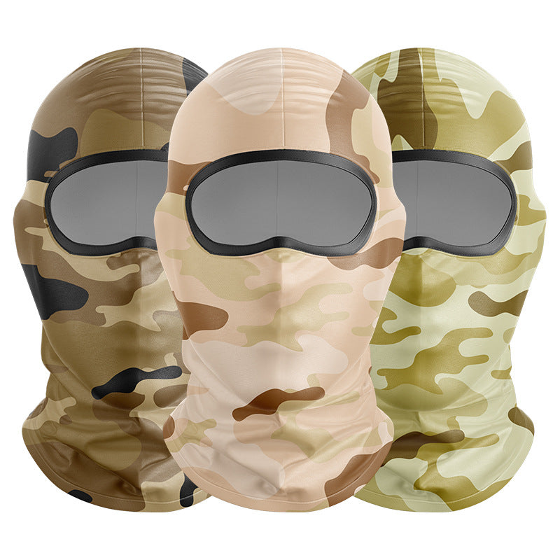 Cycling Windproof Hood Dust and Sun Protection Summer Camouflage Mask