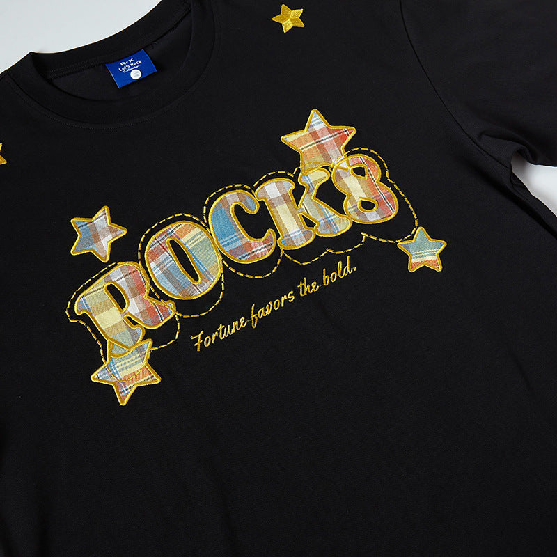 Nyc T Shirt Vintage Short Sleeve T-Shirt Summer Loose Casual Top