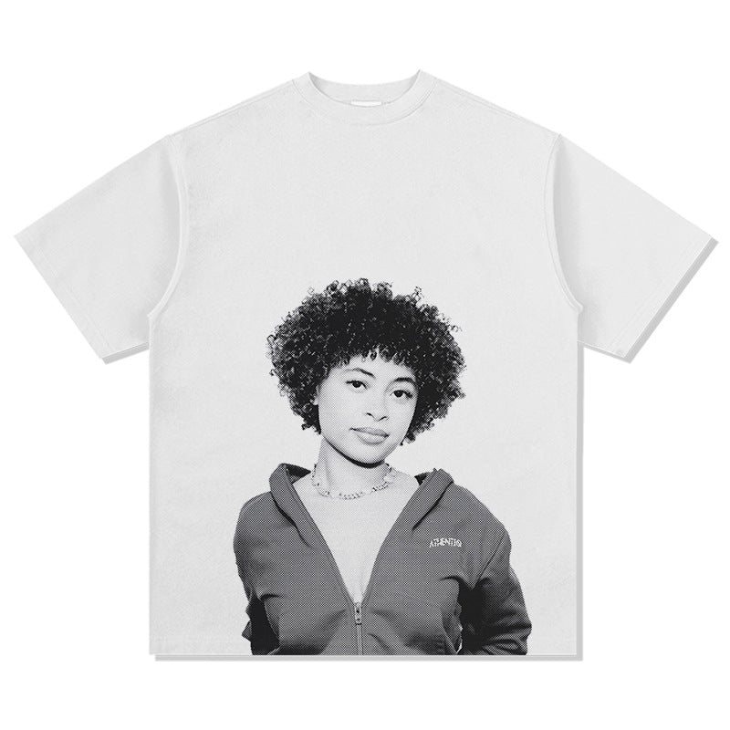 Marcas streetwear usa Ice Spice print short sleeve t-shirt