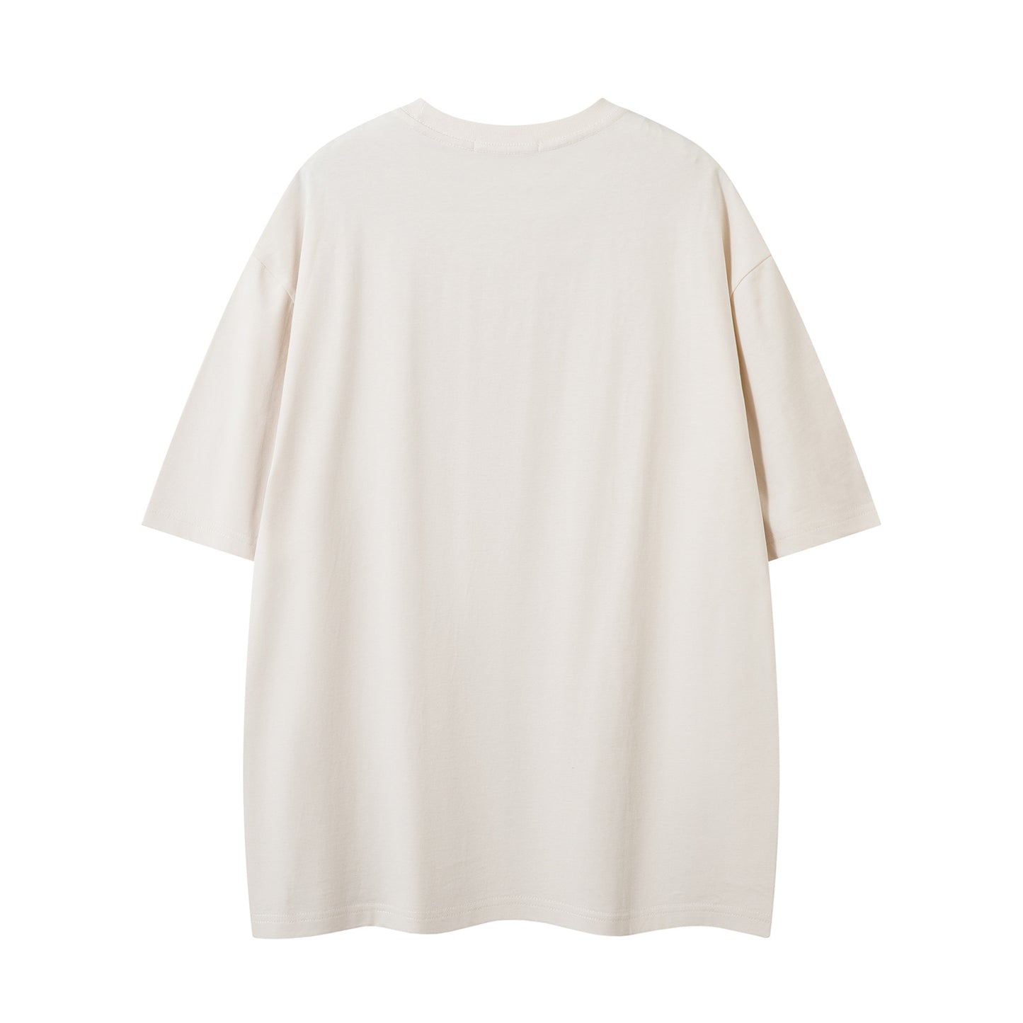 Distorted vintage graffiti short-sleeved t-shirt summer loose casual top