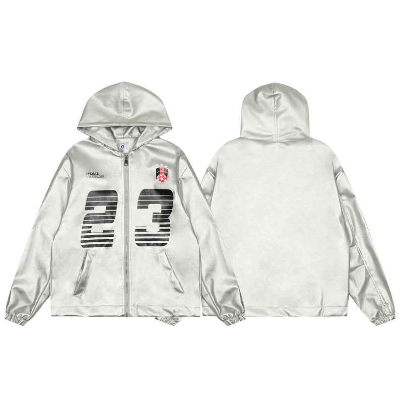 Streetwear Hoodie Hip Hop Loose Hooded Cardigan Jacket