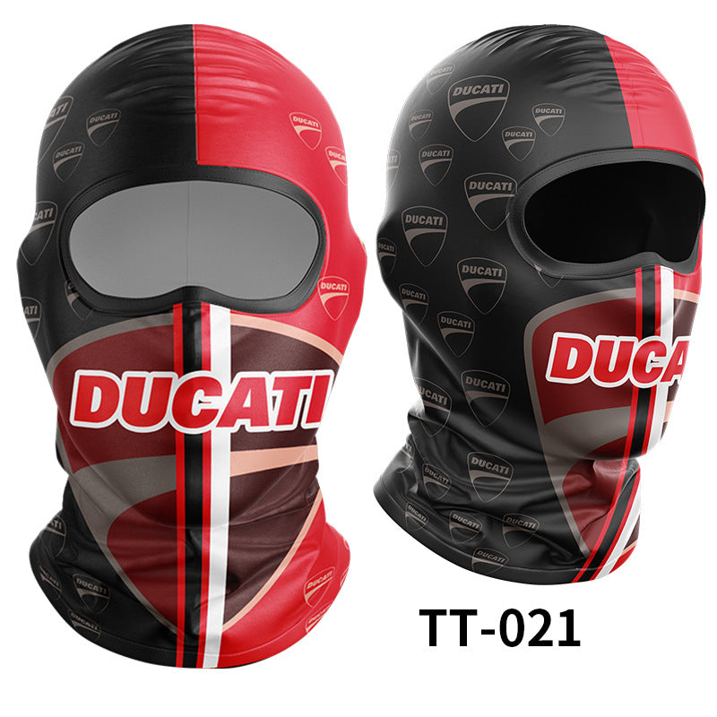 Cycling Windproof Hood Ice Silk Full Face Sunscreen