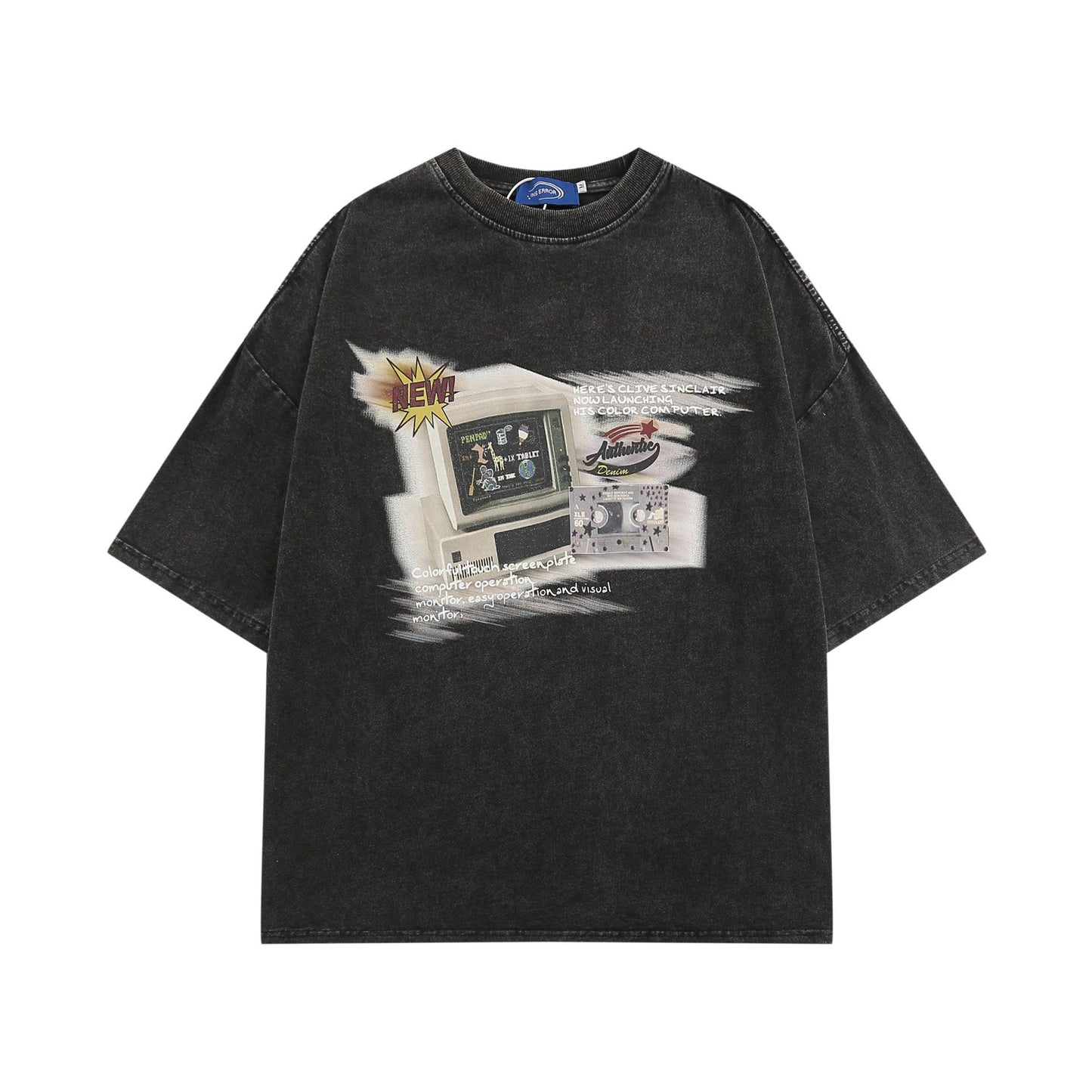 Hip hop shirt t-shirt vintage short sleeve