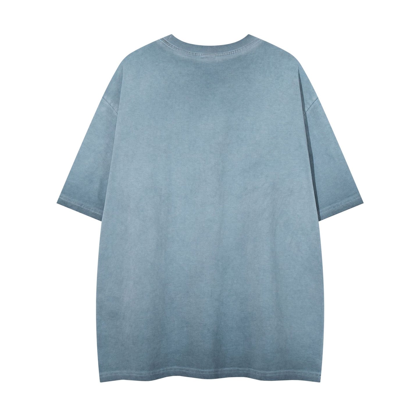 Hustle vintage summer vintage washed old t-shirt short sleeves
