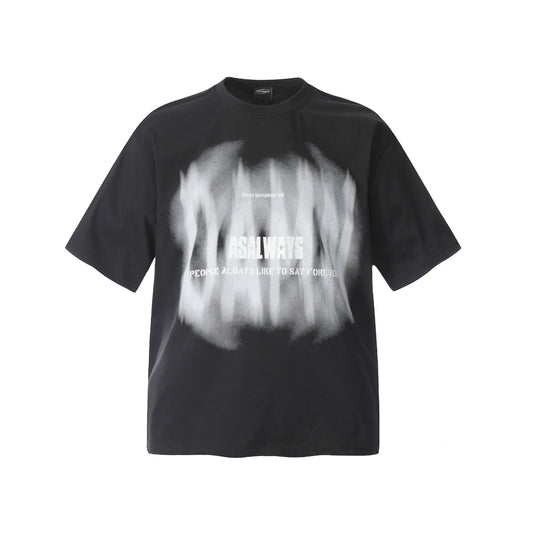 Unisex T-shirts Summer Letter Men's Loose Short Sleeve T-Shirt