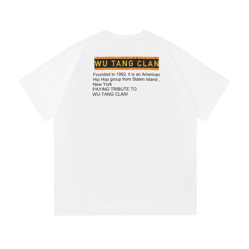 Casual Street Wear Crew Neck Loose Short Sleeve T-Shirt