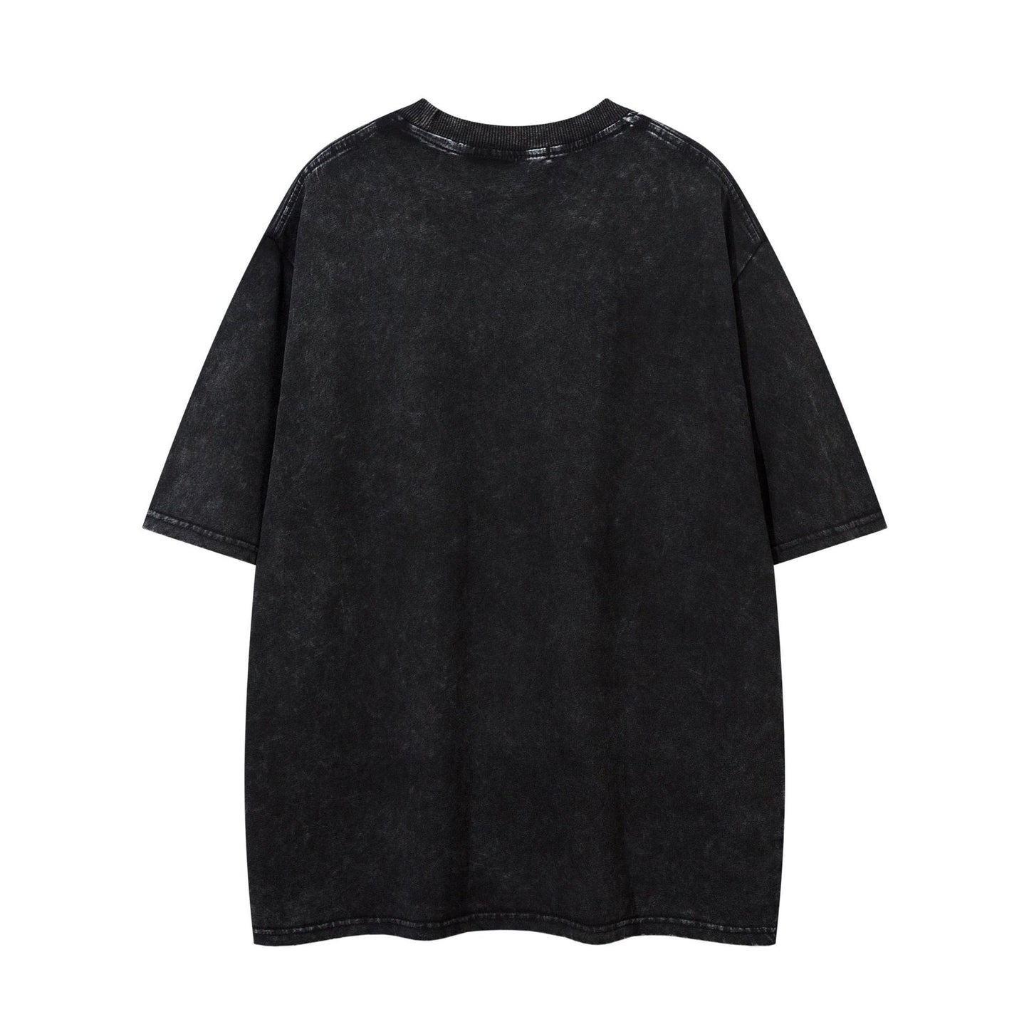 Vestimenta De Los 90 Summer Vintage Washed Old T-Shirt Short Sleeve