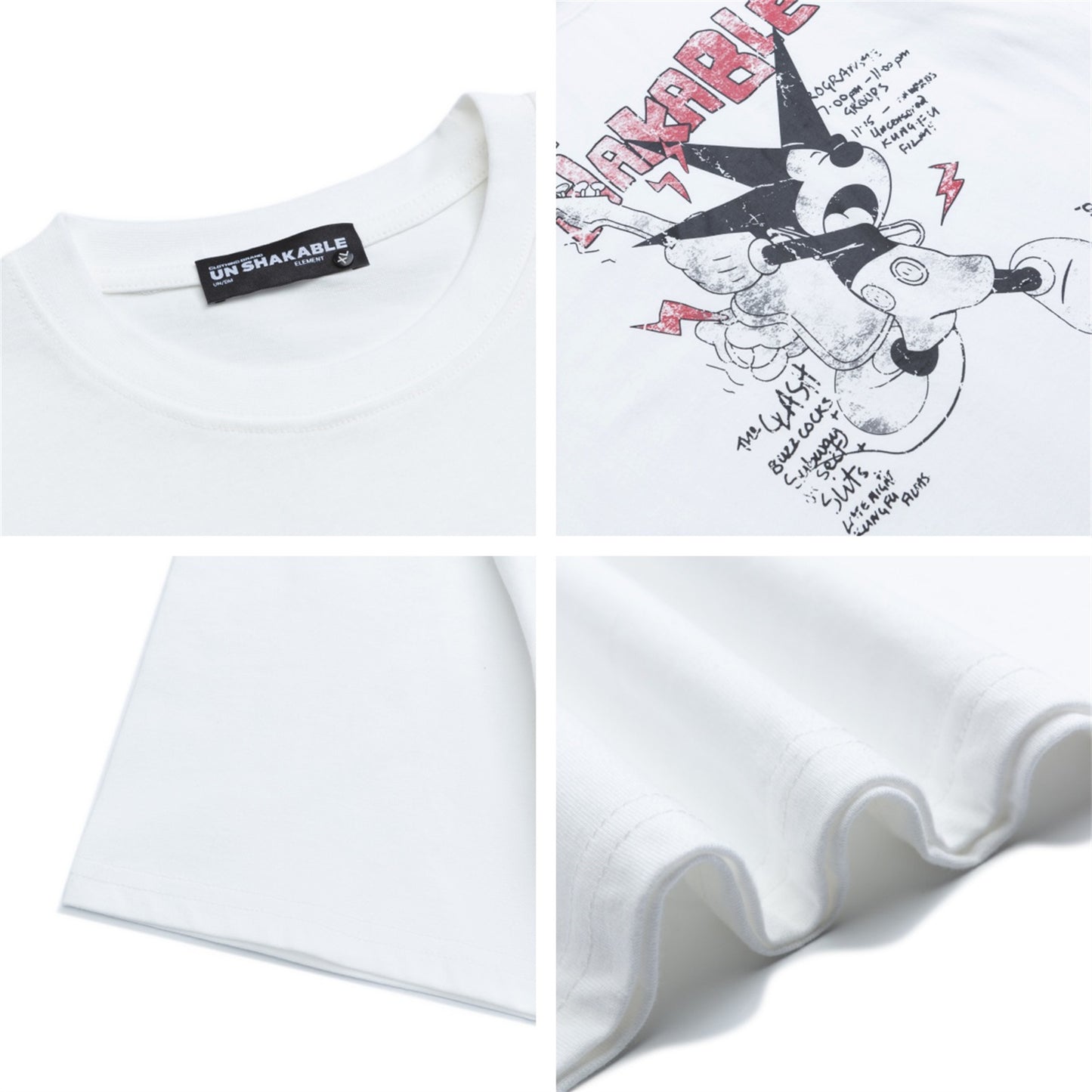 Vintage tarz t shirt cartoon print crew neck short sleeve t-shirt vintage casual top