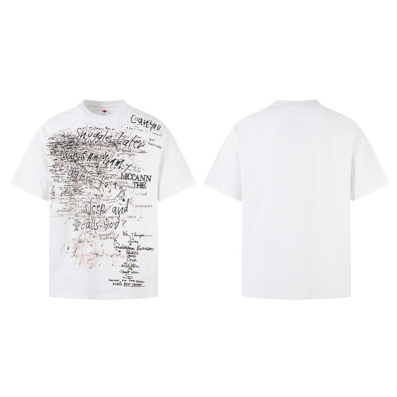 Casual Street Wear Vintage Short Sleeve T-Shirt
