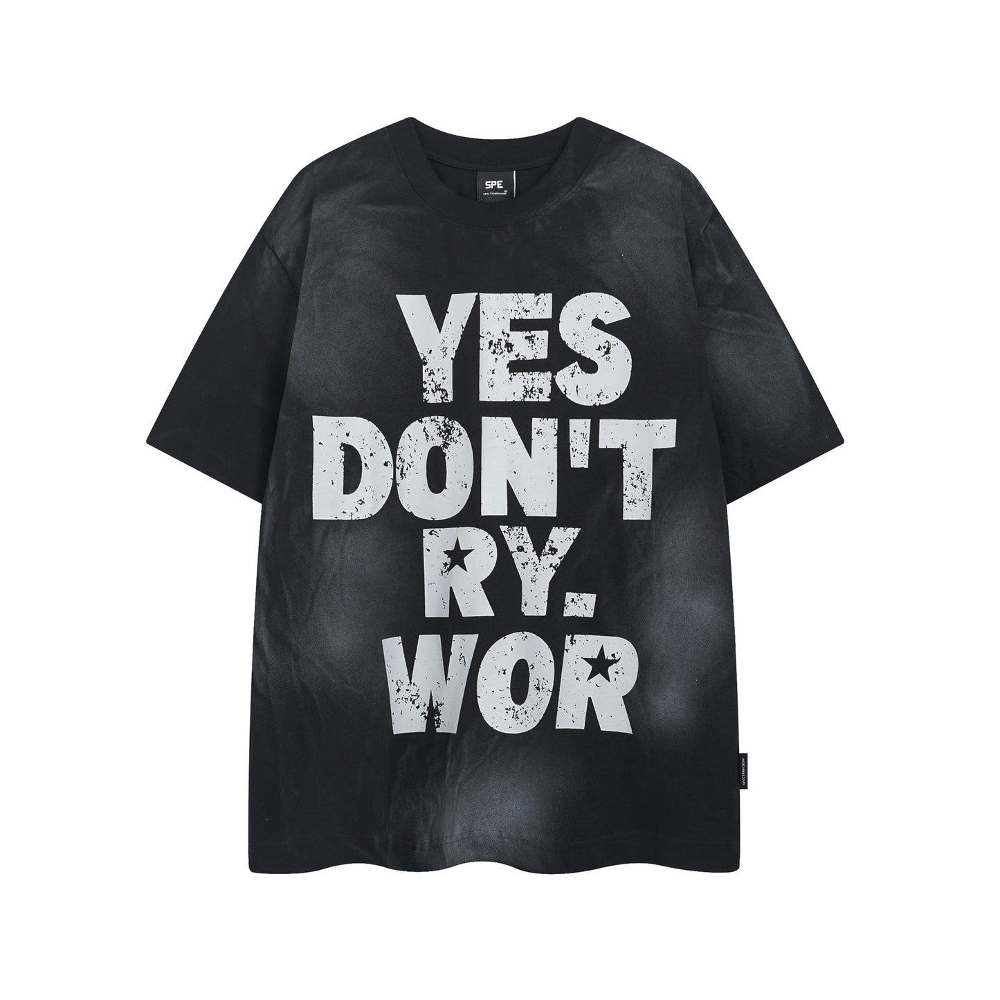 Retro Style Shirt For Men Summer Wash Short Sleeve T-Shirt