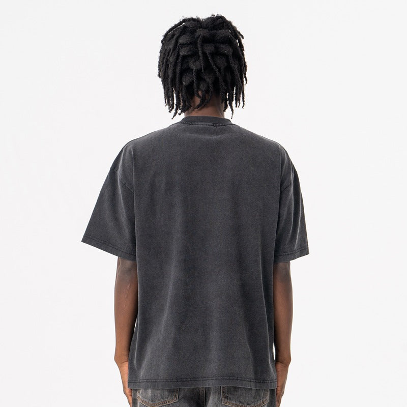 Vintage 90s Hip Hop Clothing Summer Crew Neck Short Sleeve T-Shirt