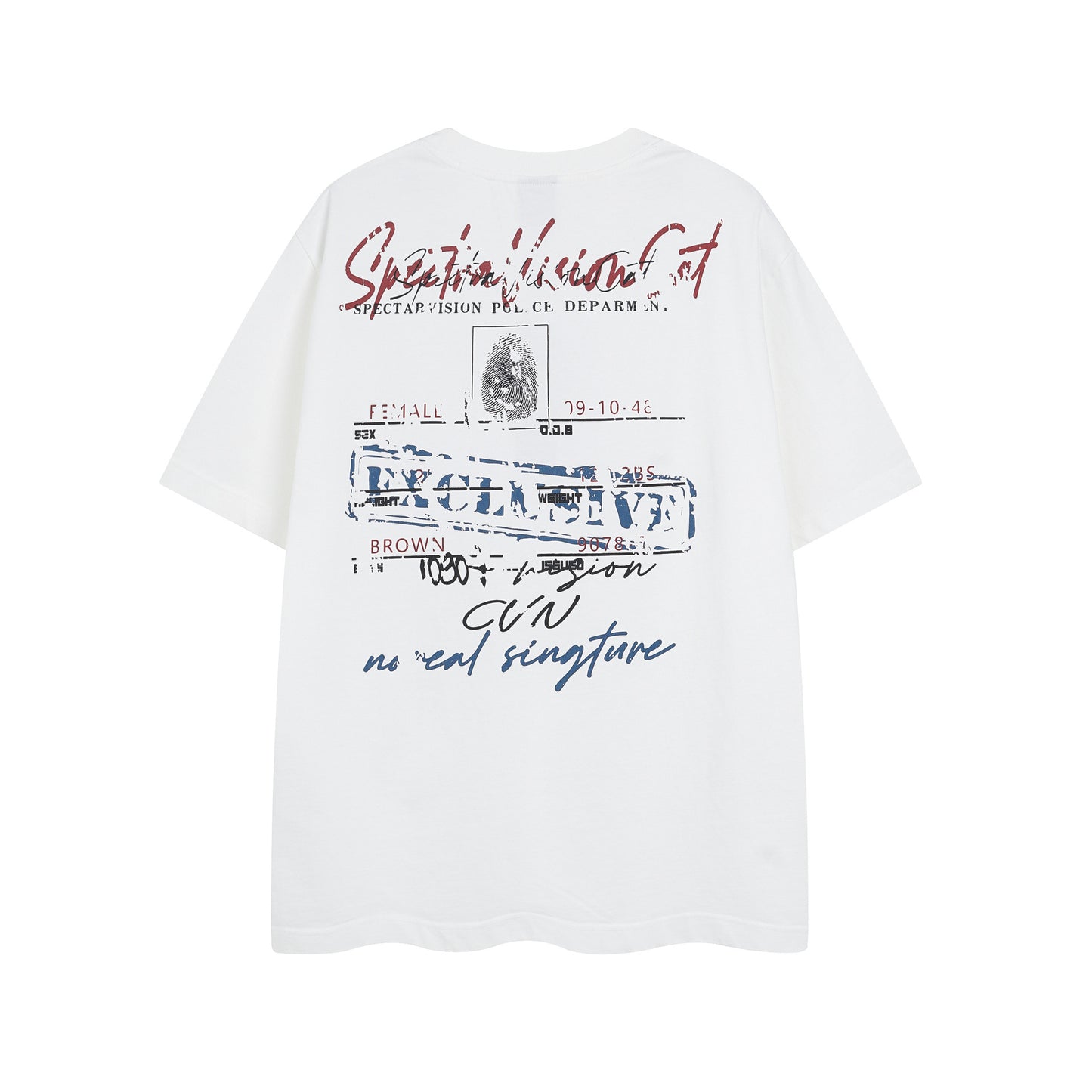 Retro Style Shirt For Men Summer Vintage Wash Old T-Shirt Short Sleeve