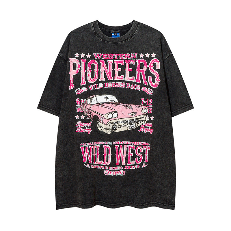 Vintage T Shirts Hip Hop Vintage Loose OversizeT-Shirt