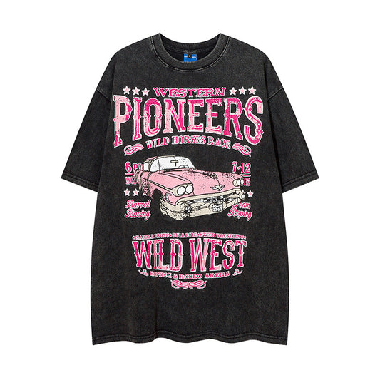 Vintage T Shirts Hip Hop Vintage Loose OversizeT-Shirt