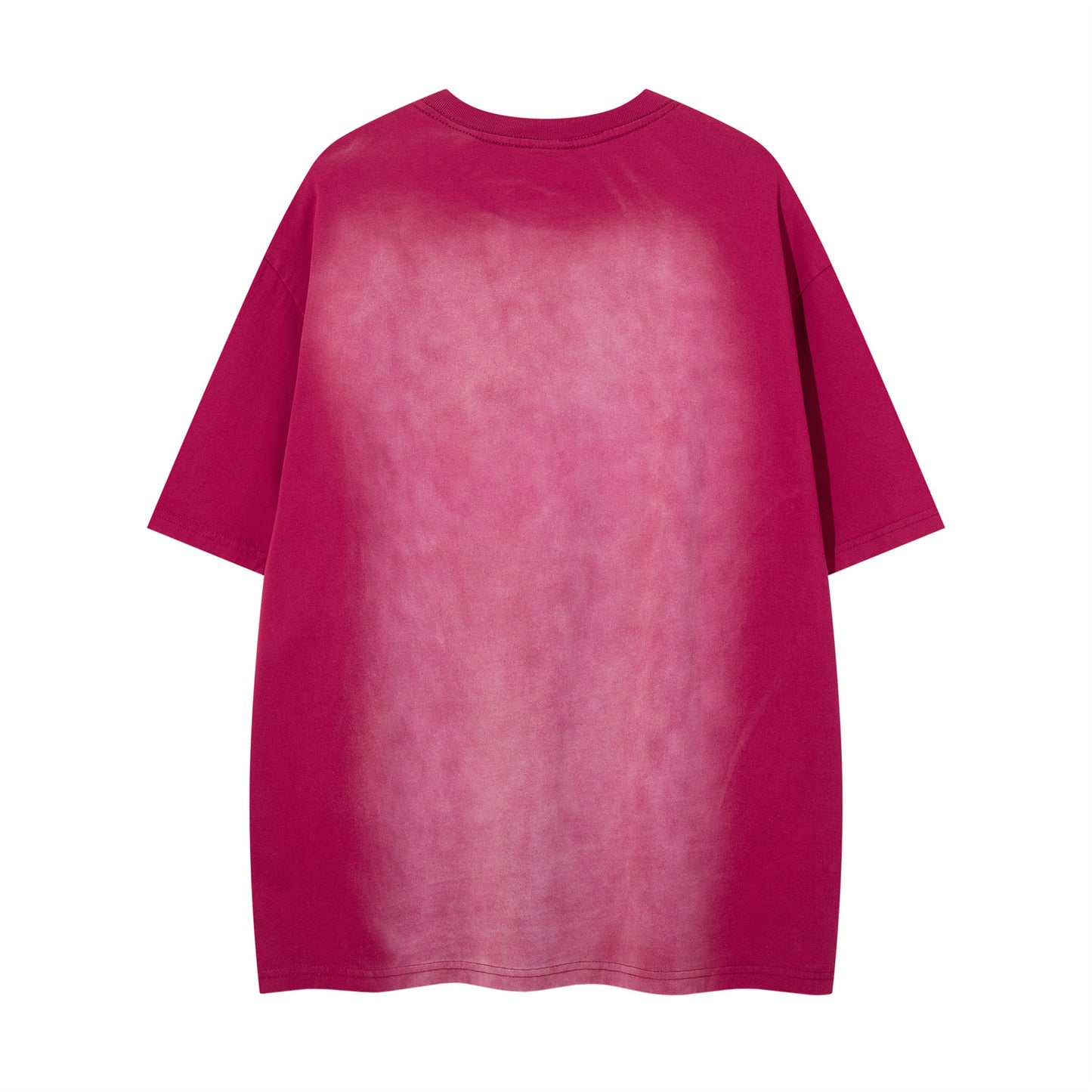Distorted vintage summer short-sleeved t-shirt loose casual top