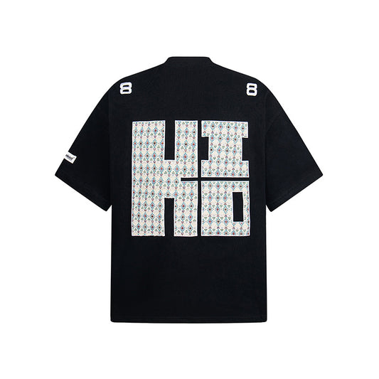 Hip Hop Clothes New York Vintage Embroidered Short Sleeve T-Shirt Summer Loose