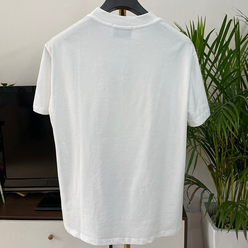 East Coast Shirts Summer Casual Crew Neck Short Sleeve Men's T-Shirt Top