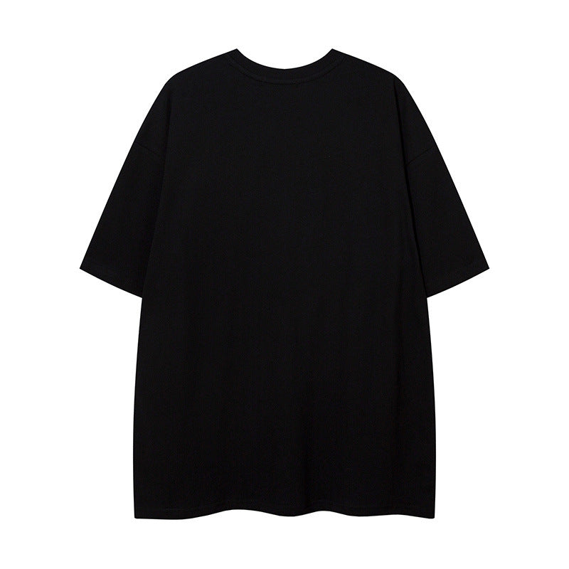 Camisetas streetwear Summer Vintage Casual Loose Short Sleeve T-Shirt
