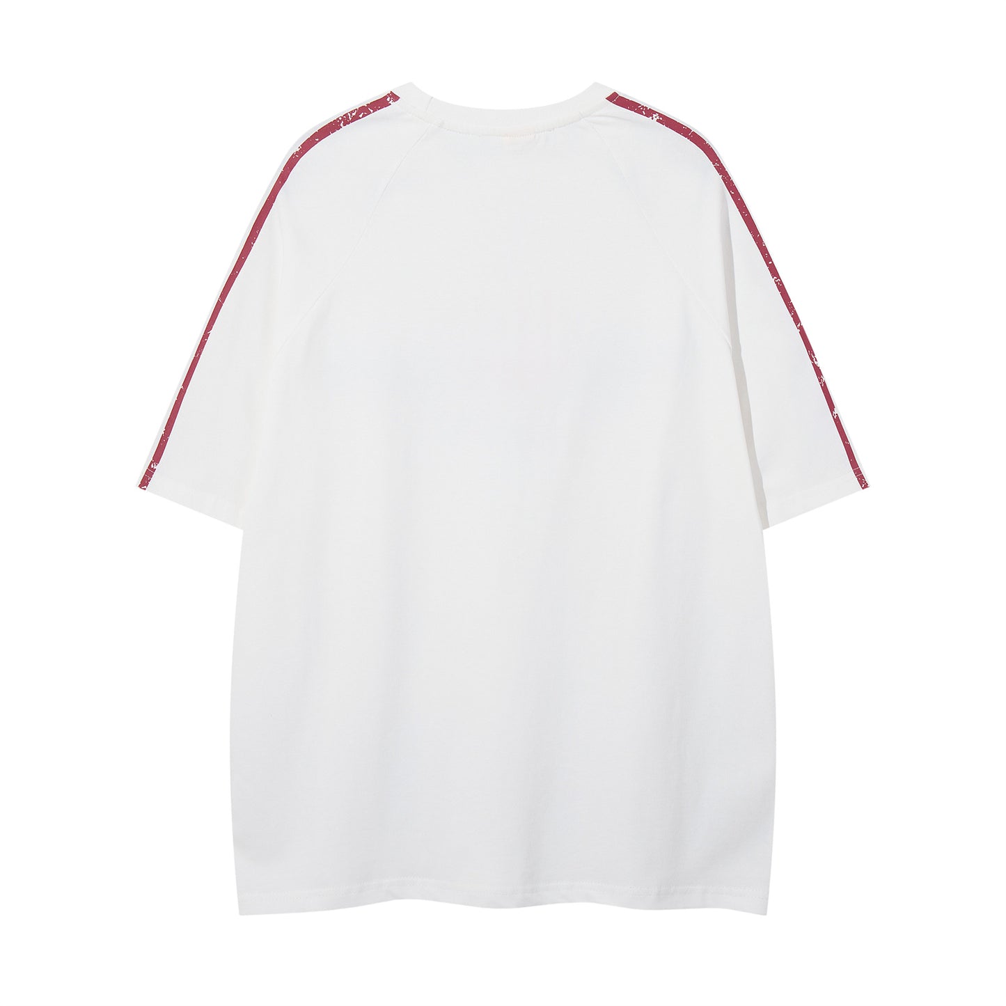 Distorted vintage summer short sleeve t-shirt