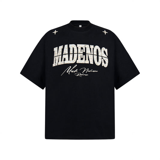 Hip hop shirt summer vintage embroidered t-shirt short sleeve