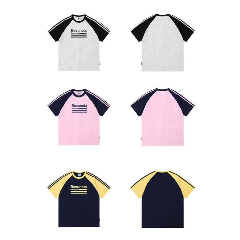 Camisetas streetwear Summer Vintage Casual Loose Short Sleeve T-Shirt