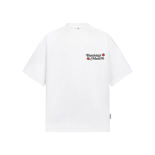 Nostalgia T Shirts Vintage Summer Fun Star Letter Print Short Sleeve T-Shirt